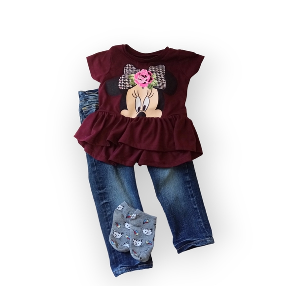 Minnie mouse toddler outfit 2t-3t - Picture 1 of 3